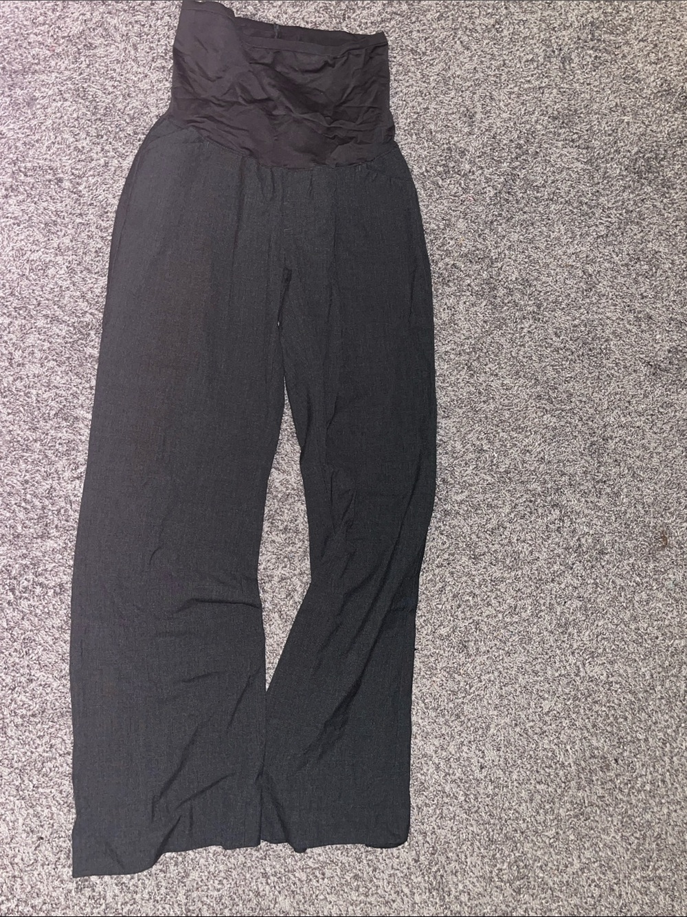 Maternity Women's Black Wide-Leg Pants